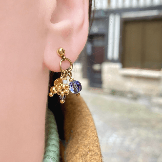 Boucles d'oreilles Kalia breloques